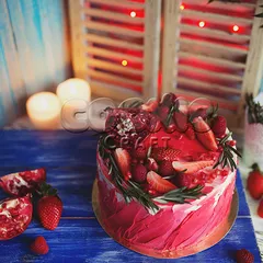 Торт со свежими ягодами "Летний сад"