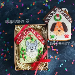 Пряник "Новогодняя будка" 